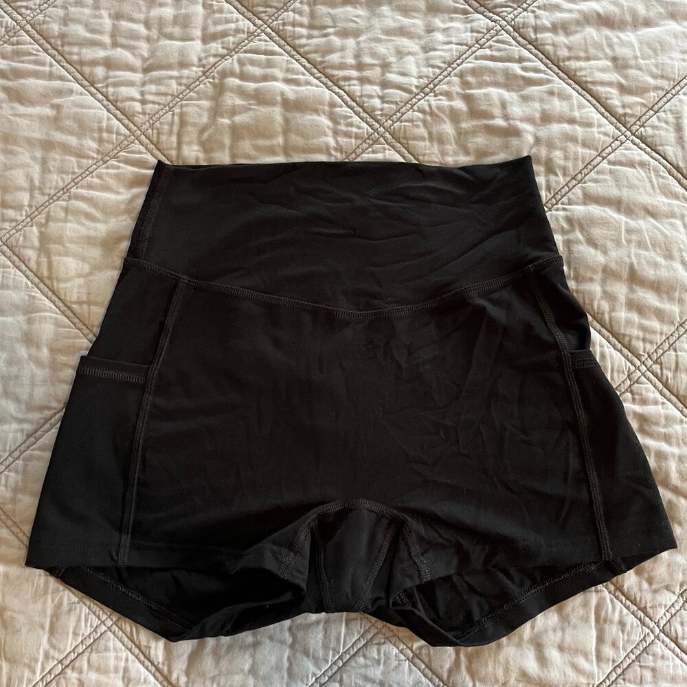 Namarie Liza Shorts (Black, Small, 3" Inseam)